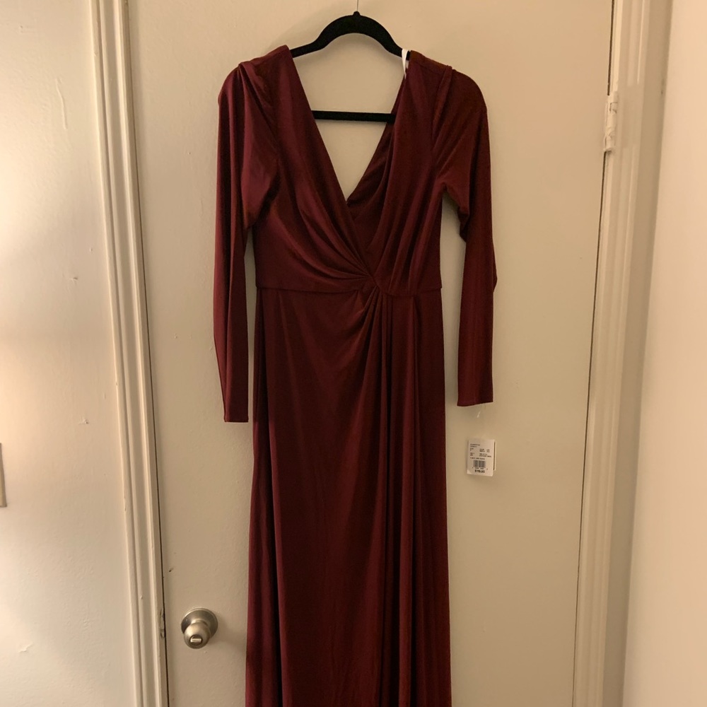 David’s Bridal Red Bridesmaid Dress (NEVER WORN)